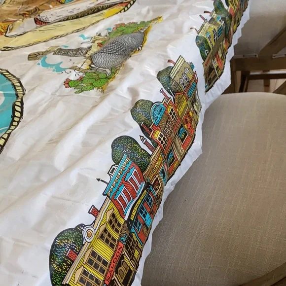 Western Cowboy boot tablecloth - Picture 4 of 13